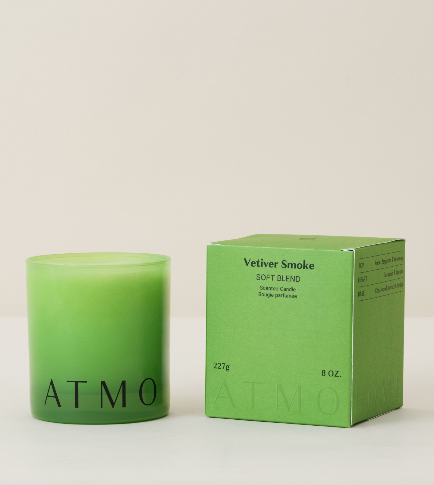 Vetiver Smoke Scented Candle – Atmo Home Inc